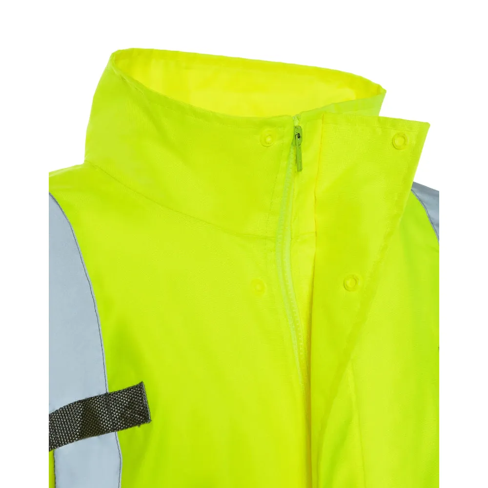 Utility Pro Hi Vis Waterproof Class 3 Rain Jacket with Teflon - UHV822