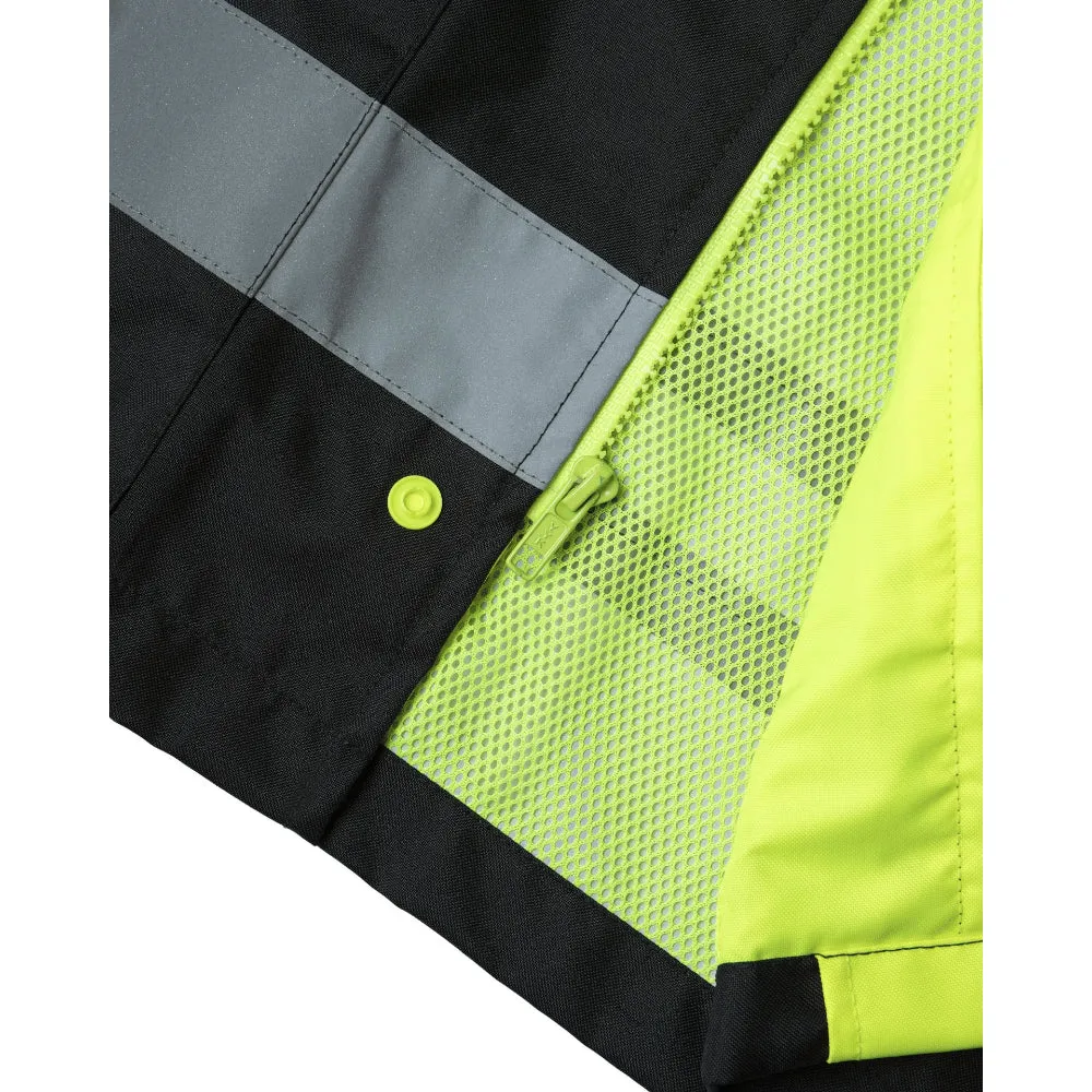 Utility Pro Hi Vis Waterproof Class 3 Rain Jacket with Teflon - UHV822