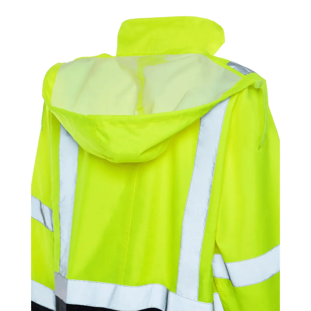 Utility Pro Hi Vis Waterproof Class 3 Rain Jacket with Teflon - UHV822