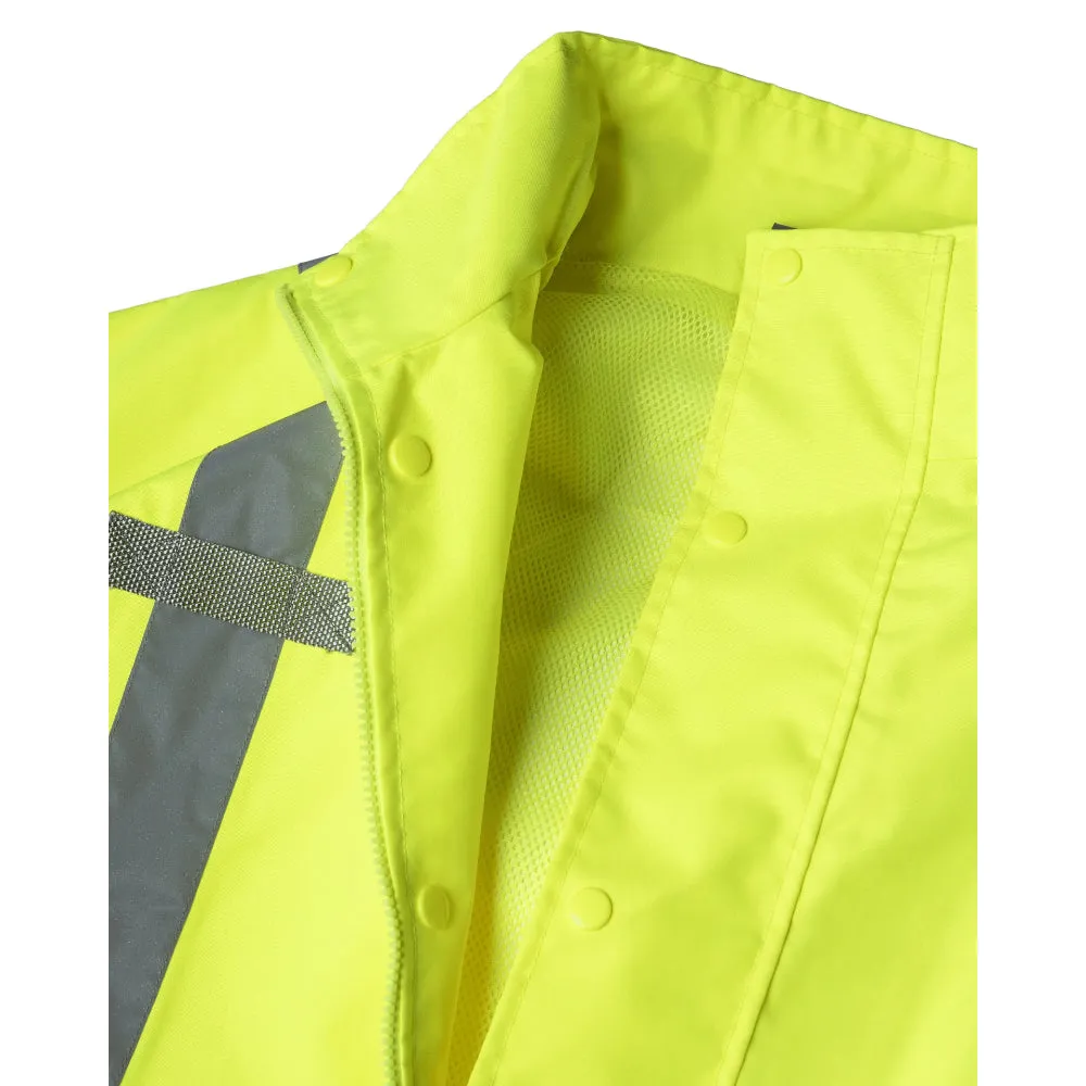 Utility Pro Hi Vis Waterproof Class 3 Rain Jacket with Teflon - UHV822