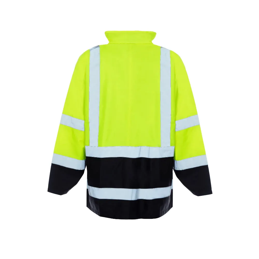 Utility Pro Hi Vis Waterproof Class 3 Rain Jacket with Teflon - UHV822