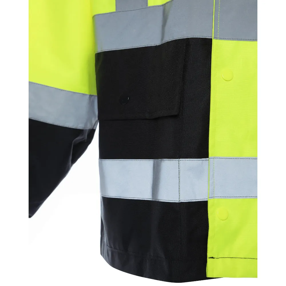 Utility Pro Hi Vis Waterproof Class 3 Rain Jacket with Teflon - UHV822