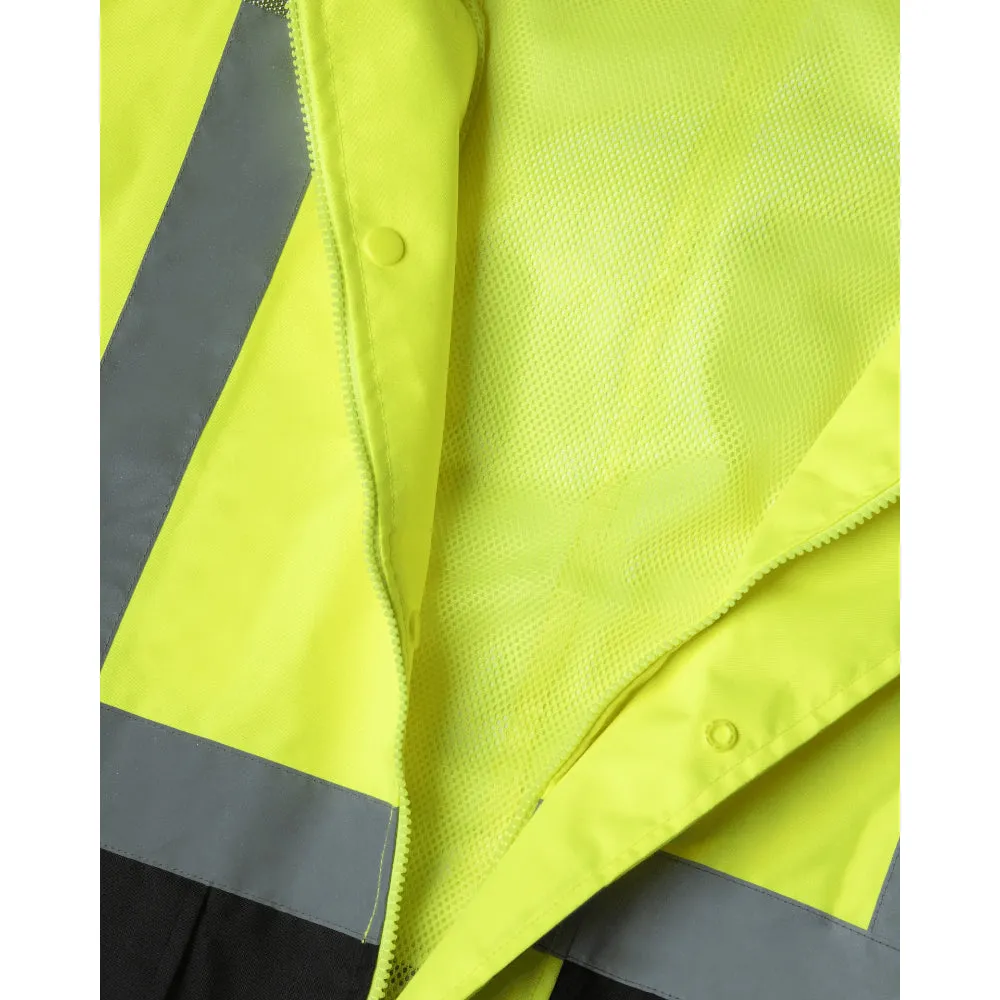 Utility Pro Hi Vis Waterproof Class 3 Rain Jacket with Teflon - UHV822