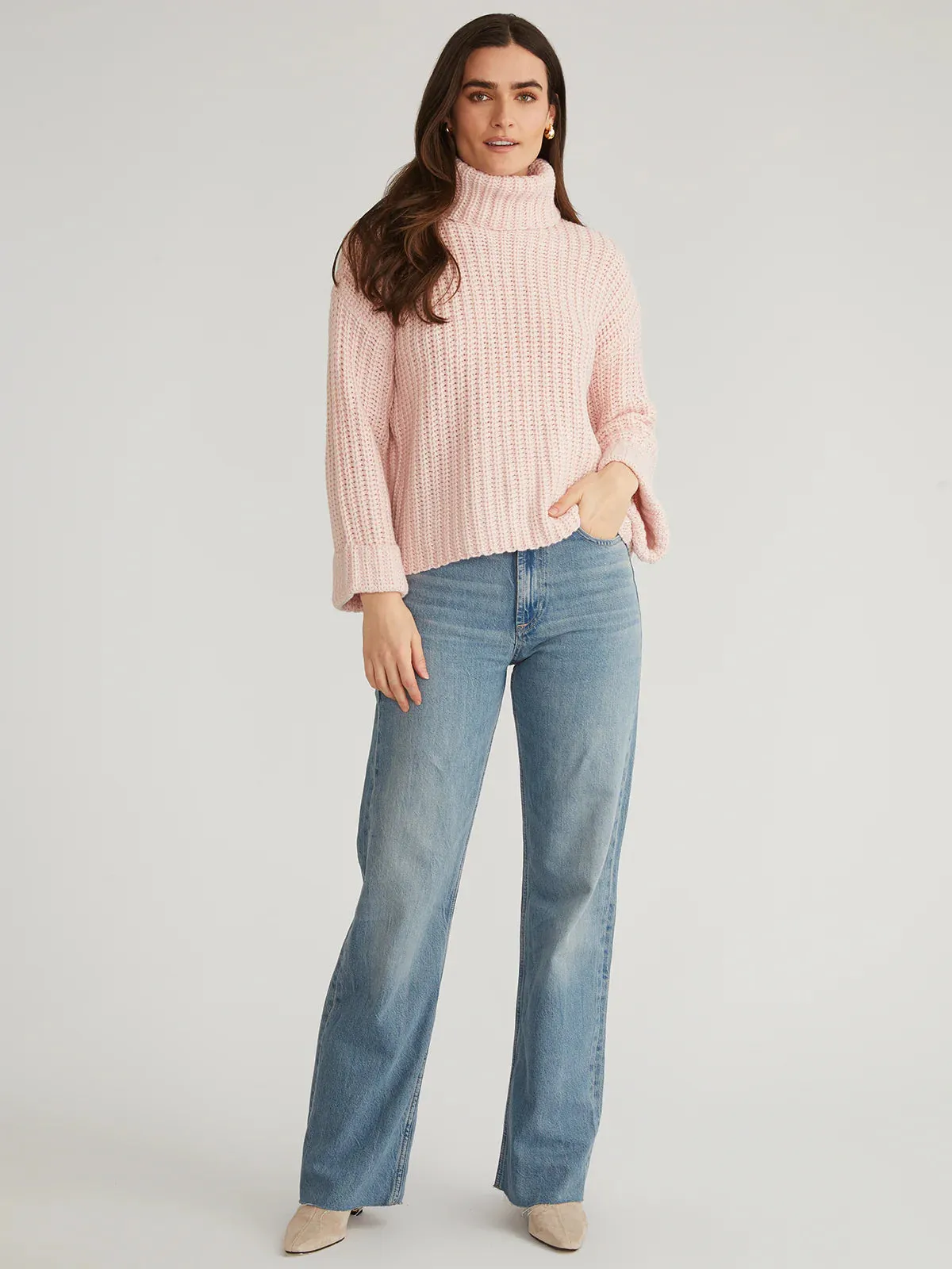 Vida Turtleneck Sweater - Lotus