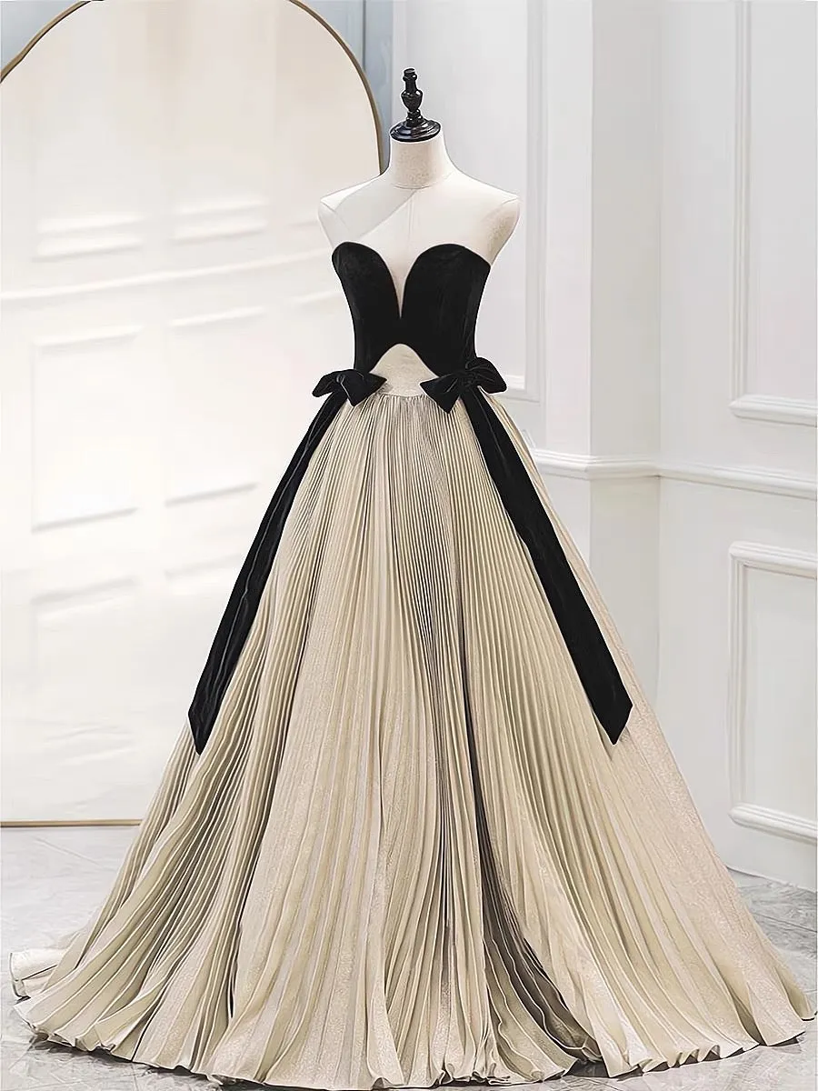 Wenkouban-Black Friday Cyber Monday Christmas party outfits Pretty Ball Gown Strapless Tulle Layers Long Champagne Ruffles Prom Dresses Sweet 16 Dresses With Gloves C3220