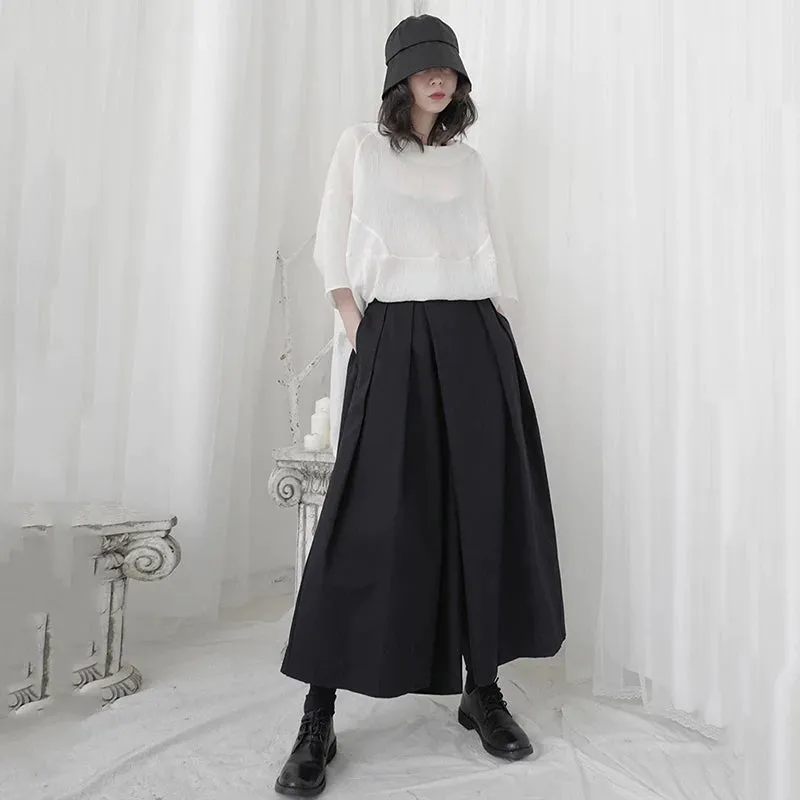 Women Casual Hakama Pants