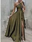 Women Satin Long Dress