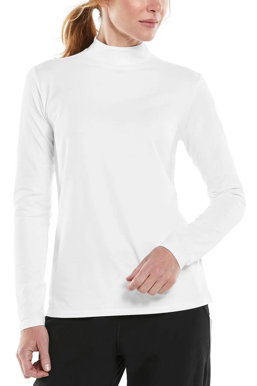 Women's Islandia Long Sleeve Turtleneck  |  White