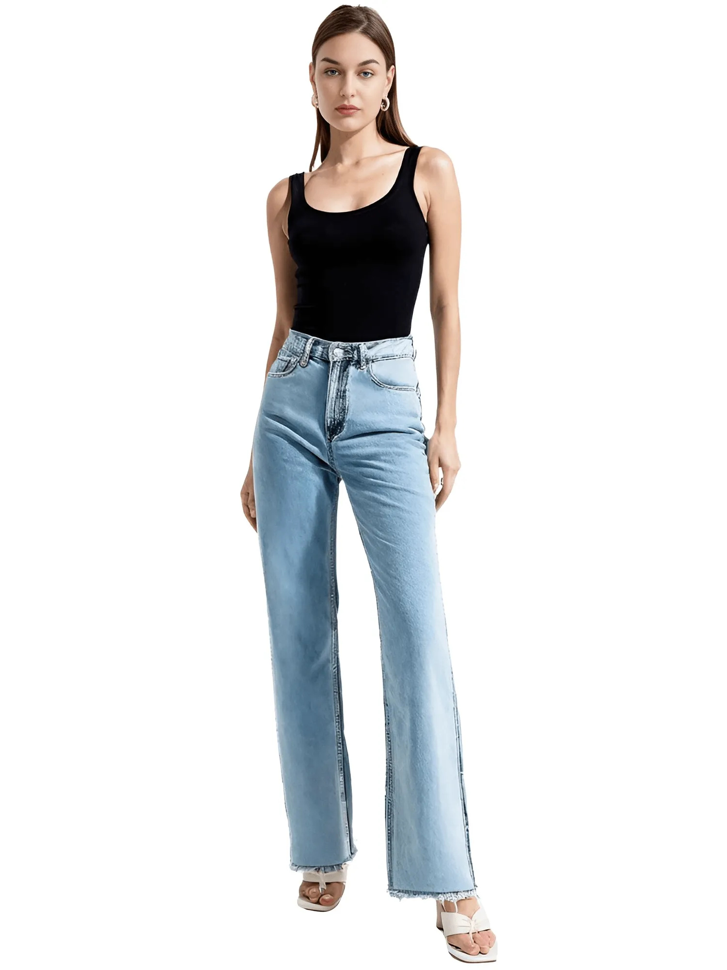 Women's Straight Leg Boyfriend Jeans