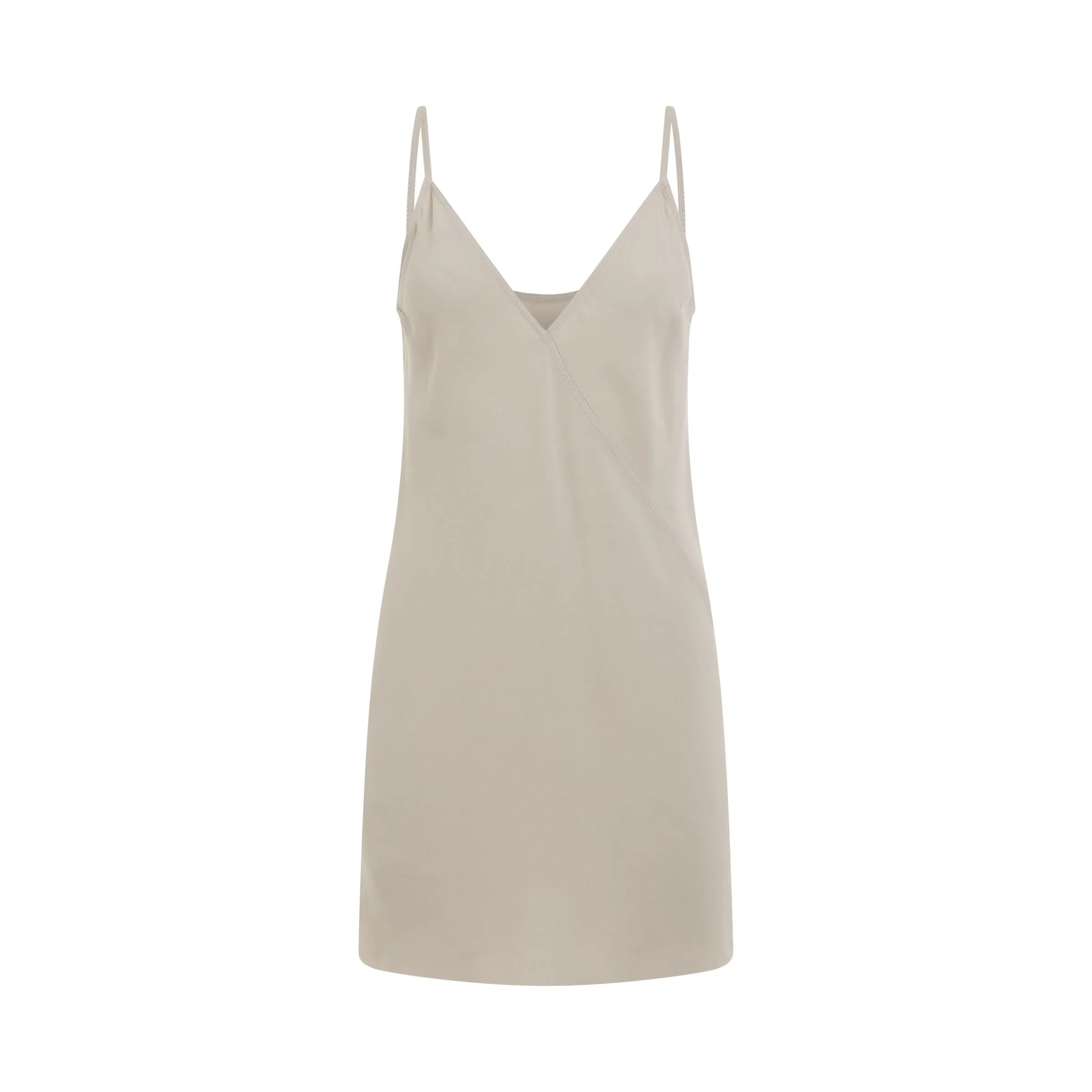 Woven Slip Dress in Pearl