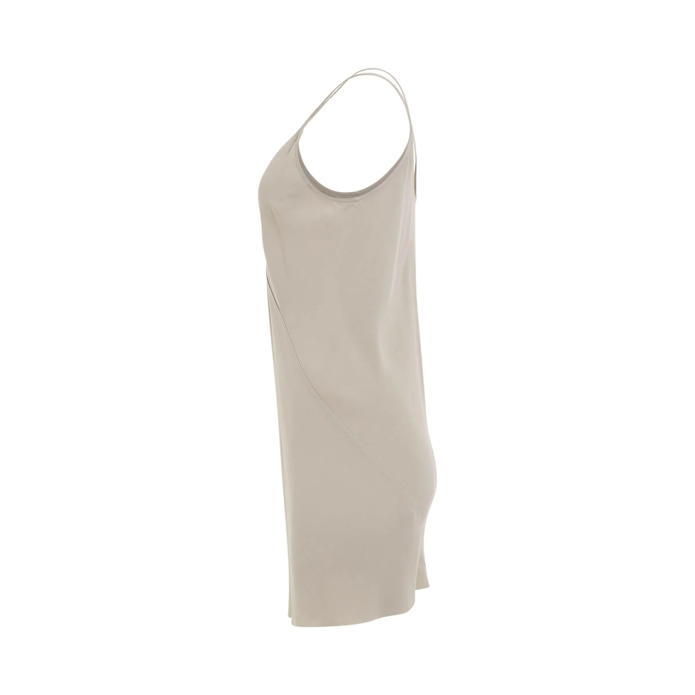 Woven Slip Dress in Pearl