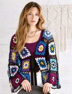 ZAREL CROCHET CARDIGAN KIT - NORO MAGAZINE 20 DESIGN