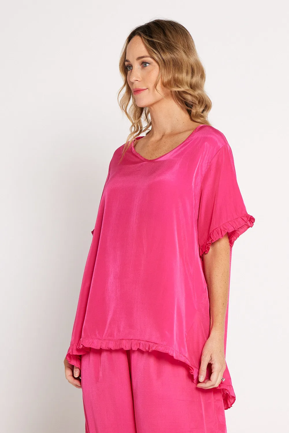 Zia Top - Hot Pink